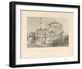 Mosque of Sultan Selim at Scutari-Sir Thomas Allom-Framed Premium Giclee Print