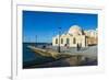 Mosque of the Janissaries, in the Venetian Port of Chania, Crete, Greek Islands, Greece, Europe-Michael Runkel-Framed Photographic Print