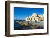 Mosque of the Janissaries, in the Venetian Port of Chania, Crete, Greek Islands, Greece, Europe-Michael Runkel-Framed Photographic Print