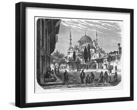 Mosque of Yeni-Jami, Near the Galata Bridge-null-Framed Art Print