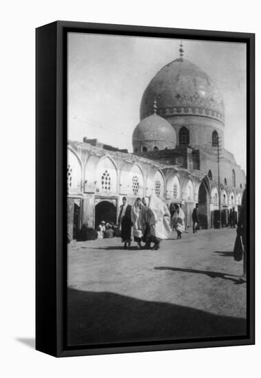 Mosque on New Street, Baghdad, Iraq, 1917-1919-null-Framed Stretched Canvas