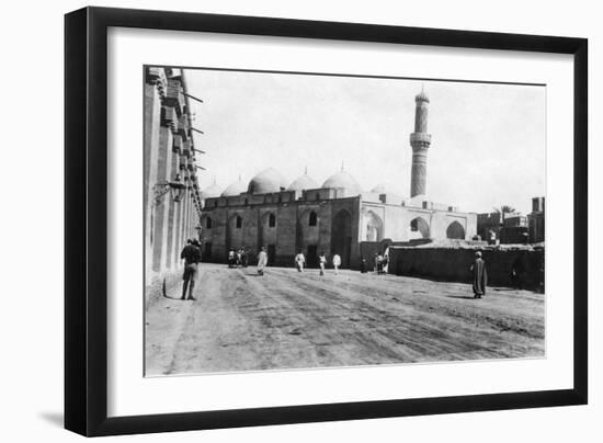 Mosque on River Street, Baghdad, Mesopotamia, Wwi, 1918-null-Framed Giclee Print