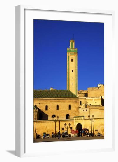 Mosque R'Cif, R'Cif Square (Place Er-Rsif), Fez, Morocco, North Africa, Africa-Neil-Framed Photographic Print