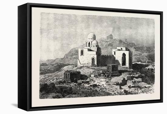 Mosque-Tomb Near Assouan, Egypt, 1879-null-Framed Stretched Canvas