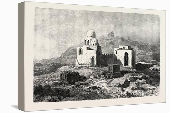 Mosque-Tomb Near Assouan, Egypt, 1879-null-Stretched Canvas