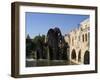 Mosque, Water Wheel on the Orontes River, Hama, Syria, Middle East-Christian Kober-Framed Photographic Print