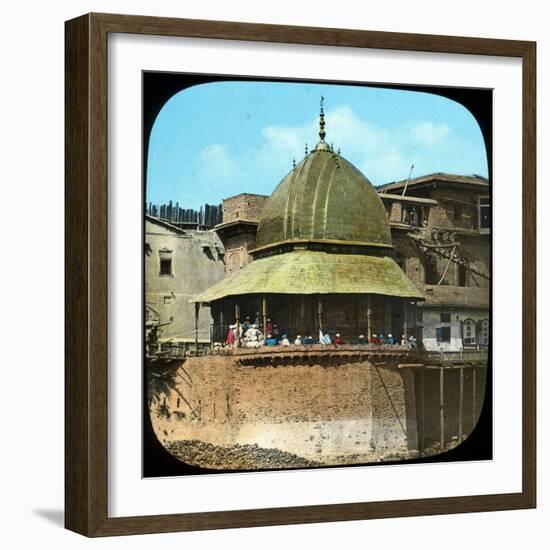 Mosque with a Golden Roof, India, Late 19th or Early 20th Century-null-Framed Giclee Print