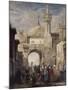 Mosquée d'al-Azhar au Caire-Adrien Dauzats-Mounted Giclee Print