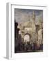 Mosquée d'al-Azhar au Caire-Adrien Dauzats-Framed Giclee Print