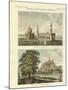 Mosques and Pagodas in Hindustan-null-Mounted Giclee Print