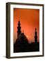 Mosques and Sunset in Cairo, Egypt-Glen Allison-Framed Photographic Print