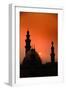 Mosques and Sunset in Cairo, Egypt-Glen Allison-Framed Photographic Print