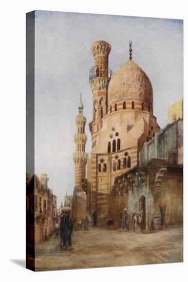 Mosques in the Sharia Bab-El-Wazir, Cairo-Walter Spencer-Stanhope Tyrwhitt-Stretched Canvas