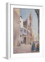 Mosques in the Sharia Bab-El-Wazir, Cairo-Walter Spencer-Stanhope Tyrwhitt-Framed Giclee Print