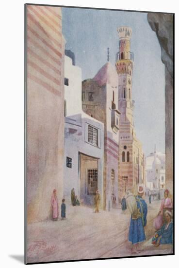 Mosques in the Sharia Bab-El-Wazir, Cairo-Walter Spencer-Stanhope Tyrwhitt-Mounted Giclee Print
