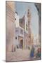 Mosques in the Sharia Bab-El-Wazir, Cairo-Walter Spencer-Stanhope Tyrwhitt-Mounted Giclee Print