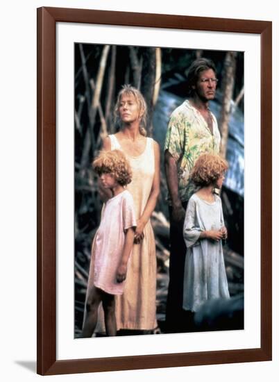 MOSQUITO COAST, 1986 directed by PETER WEIR Helen Mirren and Harrison Ford (photo)-null-Framed Photo