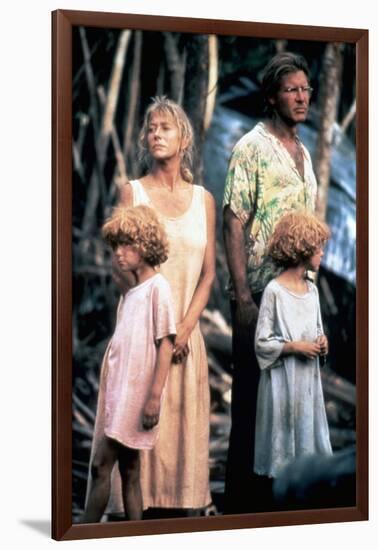 MOSQUITO COAST, 1986 directed by PETER WEIR Helen Mirren and Harrison Ford (photo)-null-Framed Photo