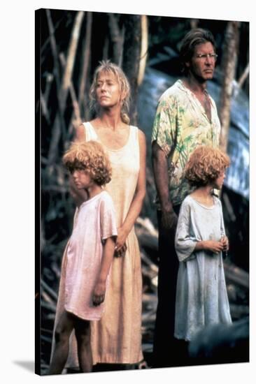 MOSQUITO COAST, 1986 directed by PETER WEIR Helen Mirren and Harrison Ford (photo)-null-Stretched Canvas