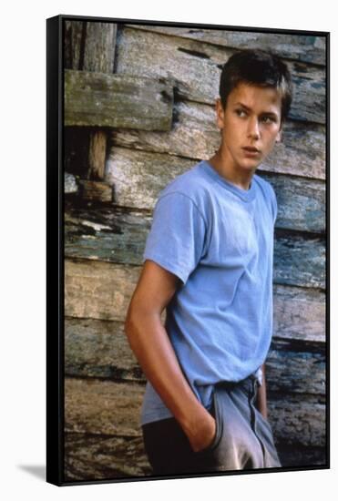 MOSQUITO COAST, 1986 directed by PETER WEIR River Phoenix (photo)-null-Framed Stretched Canvas