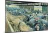 Mosquitos on the Line at Hatfield-Terence Cuneo-Mounted Giclee Print