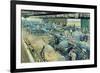 Mosquitos on the Line at Hatfield-Terence Cuneo-Framed Giclee Print