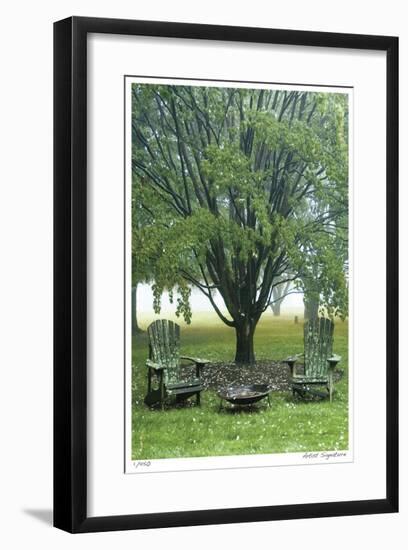 Moss Chairs-Stacy Bass-Framed Giclee Print