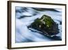 Moss Covered Rock Slow Swirling Water-Anthony Paladino-Framed Giclee Print