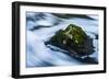 Moss Covered Rock Slow Swirling Water-Anthony Paladino-Framed Giclee Print