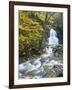 Moss Glen Falls in Autumn, Granvillie, Vermont, USA-Adam Jones-Framed Photographic Print