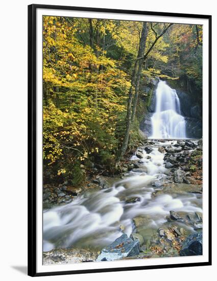 Moss Glen Falls in Autumn, Granvillie, Vermont, USA-Adam Jones-Framed Photographic Print