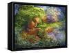 Moss Maiden-Josephine Wall-Framed Stretched Canvas