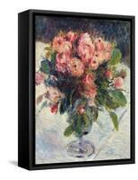 Moss-Roses, c.1890-Pierre-Auguste Renoir-Framed Stretched Canvas