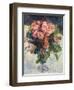 Moss-Roses, c.1890-Pierre-Auguste Renoir-Framed Premium Giclee Print