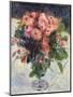 Moss-Roses, c.1890-Pierre-Auguste Renoir-Mounted Premium Giclee Print