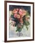 Moss-Roses, c.1890-Pierre-Auguste Renoir-Framed Giclee Print