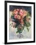 Moss-Roses, c.1890-Pierre-Auguste Renoir-Framed Giclee Print