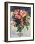 Moss-Roses, c.1890-Pierre-Auguste Renoir-Framed Giclee Print