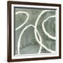 Moss Swirl I-Annie Warren-Framed Premium Giclee Print