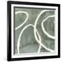 Moss Swirl I-Annie Warren-Framed Premium Giclee Print