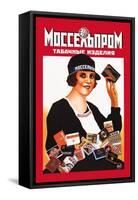 Mosselprom Tobacco-M. Bulanov-Framed Stretched Canvas