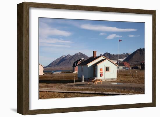 Most Northerly Post Office in the World, Ny Alesund, Svalbard, Norway, Scandinavia, Europe-David Lomax-Framed Photographic Print