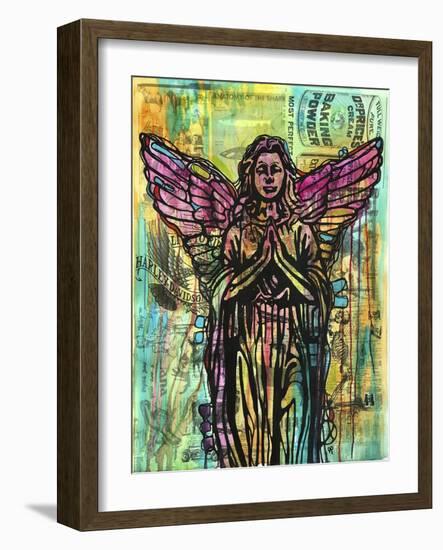 Most Perfect Angel, Angels, Statues, Dripping, Pop Art, Watercolor, Religious, Spirituality-Russo Dean-Framed Giclee Print