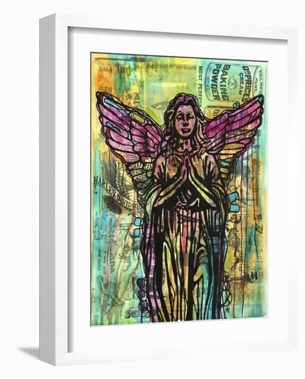 Most Perfect Angel, Angels, Statues, Dripping, Pop Art, Watercolor, Religious, Spirituality-Russo Dean-Framed Giclee Print