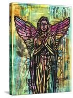 Most Perfect Angel, Angels, Statues, Dripping, Pop Art, Watercolor, Religious, Spirituality-Russo Dean-Stretched Canvas