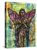 Most Perfect Angel, Angels, Statues, Dripping, Pop Art, Watercolor, Religious, Spirituality-Russo Dean-Stretched Canvas