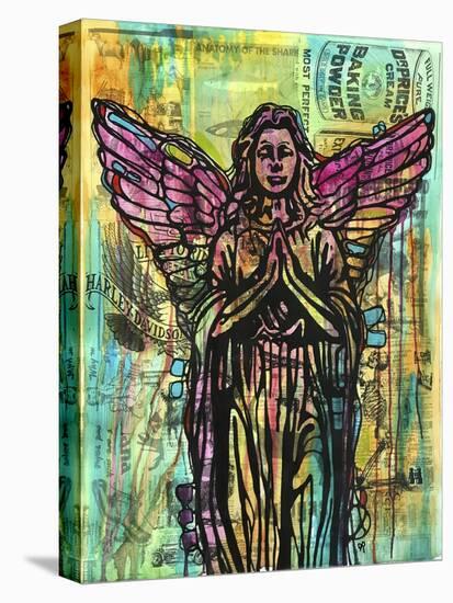 Most Perfect Angel, Angels, Statues, Dripping, Pop Art, Watercolor, Religious, Spirituality-Russo Dean-Stretched Canvas