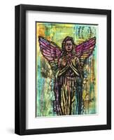 Most Perfect Angel, Angels, Statues, Dripping, Pop Art, Watercolor, Religious, Spirituality-Russo Dean-Framed Premium Giclee Print