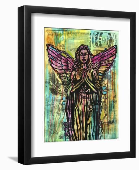 Most Perfect Angel, Angels, Statues, Dripping, Pop Art, Watercolor, Religious, Spirituality-Russo Dean-Framed Premium Giclee Print