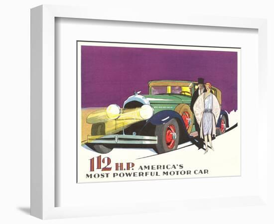 Most Powerful Motor Car-null-Framed Art Print